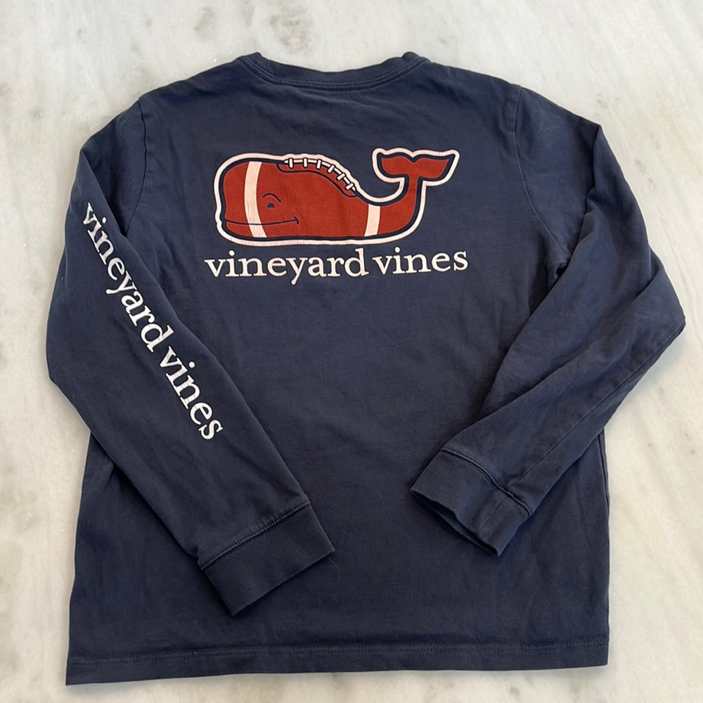Vineyard Vines long sleeve football tee